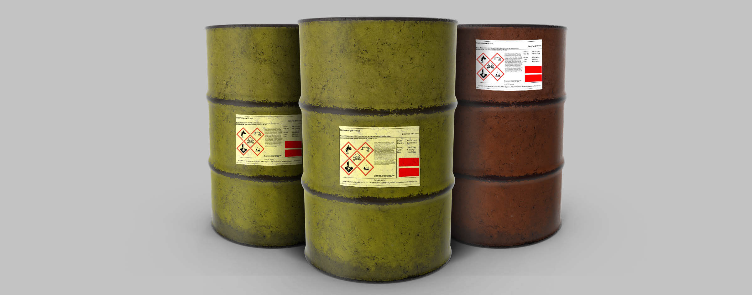 High-performance drum labels & large labels stickers for industries 